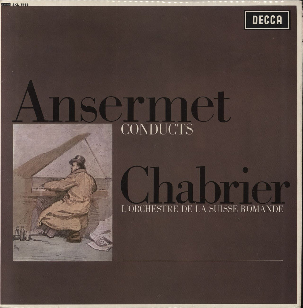 Emmanuel Chabrier Ansermet Conducts Chabrier UK vinyl LP album (LP record) SXL6168