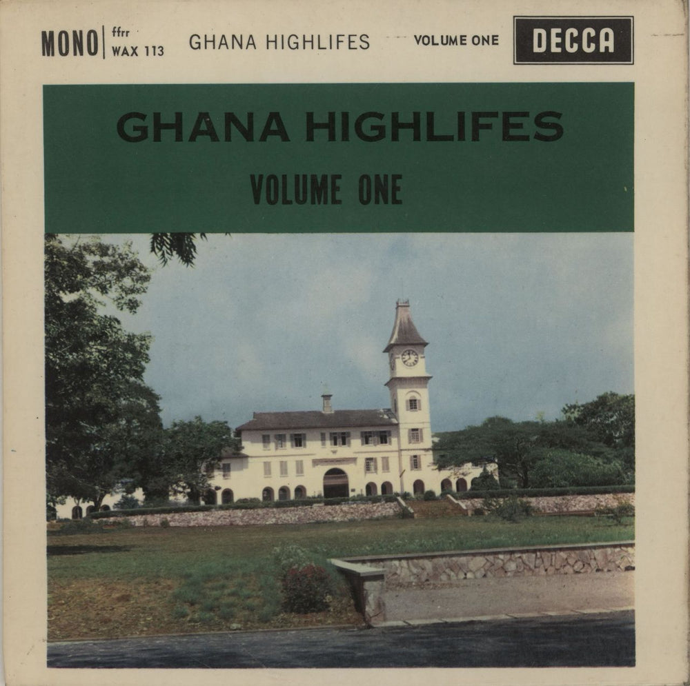 Emmanuel Tetteh Mensah Ghana Highlifes Volume 1 UK 7" vinyl single (7 inch record / 45) WAX113