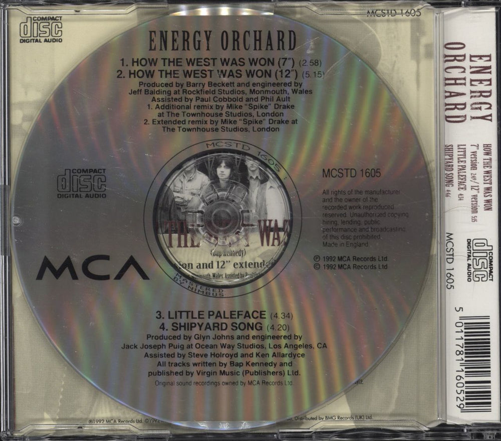 Energy Orchard How The West Was Won UK CD single (CD5 / 5") ENGC5HO03954