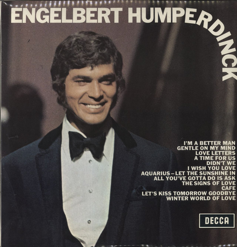 Engelbert Humperdinck (Singer) Engelbert Humperdinck UK vinyl LP album (LP record) LK5030