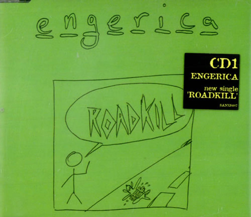 Engerica Roadkill UK CD single (CD5 / 5") SANXS407