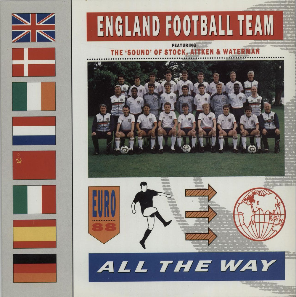 England Football Squad All The Way + Poster UK 7" vinyl single (7 inch record / 45) GOAL1