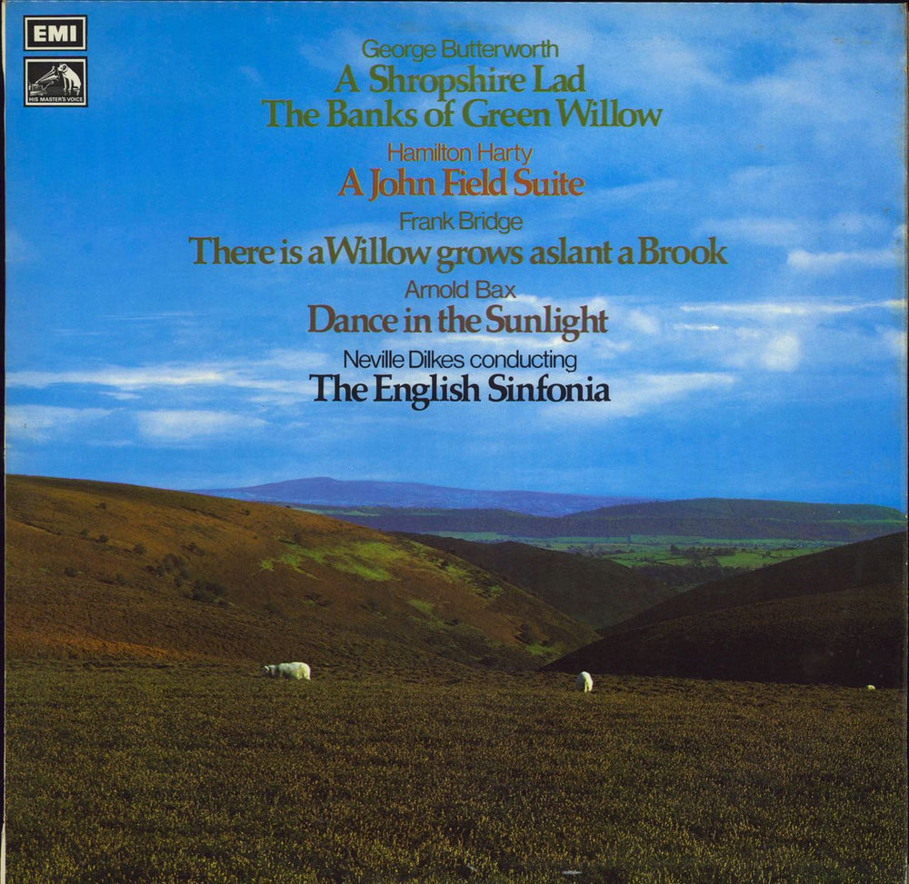 English Sinfonia A Shropshire Lad / The Banks Of Green Willow / A John Field Suite / There Is A Willow Grows Aslant A UK vinyl LP album (LP record) CSD3696