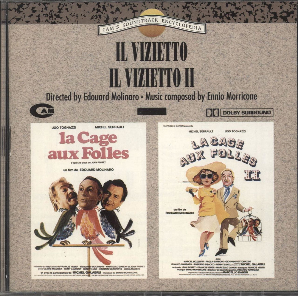 Ennio Morricone Il Vizietto/ Il Vizietto II - La Cage Aux Folles I & II Italian CD album (CDLP) CSE064