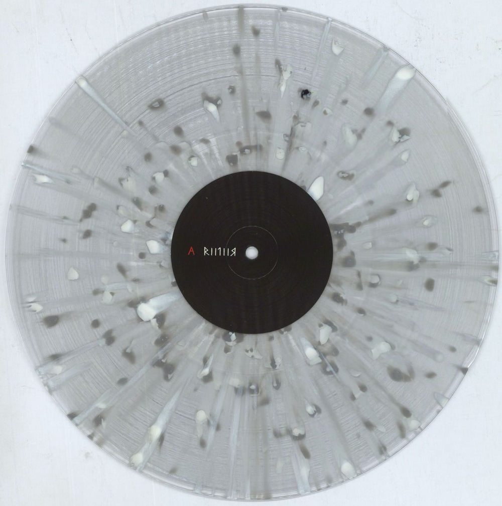 Enslaved RIITIIR - Clear With White And Grey Splatters UK 2-LP vinyl record set (Double LP Album) H382LRI817041