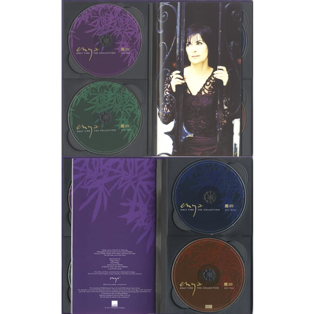 Enya Only Time: The Collection UK CD Album Box Set ENYDXON457548