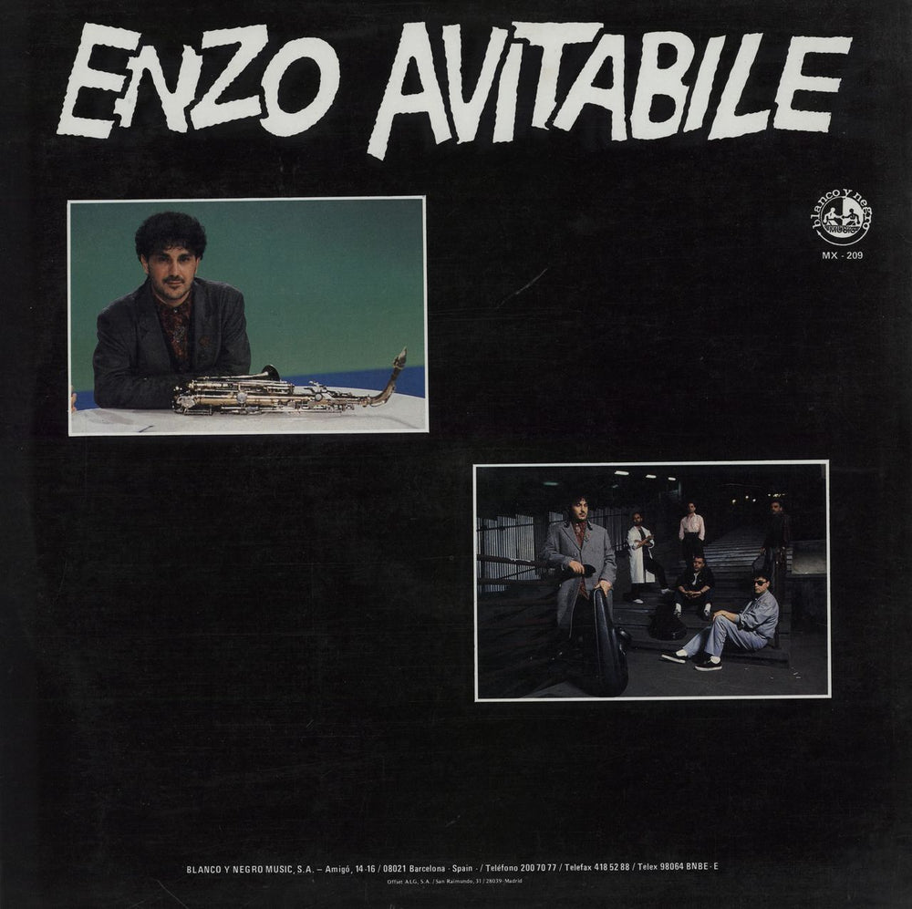 Enzo Avitabile Sour Express Spanish 12" vinyl single (12 inch record / Maxi-single)