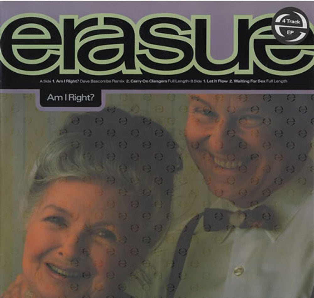 Erasure Am I Right? UK 12" vinyl single (12 inch record / Maxi-single) 12MUTE134