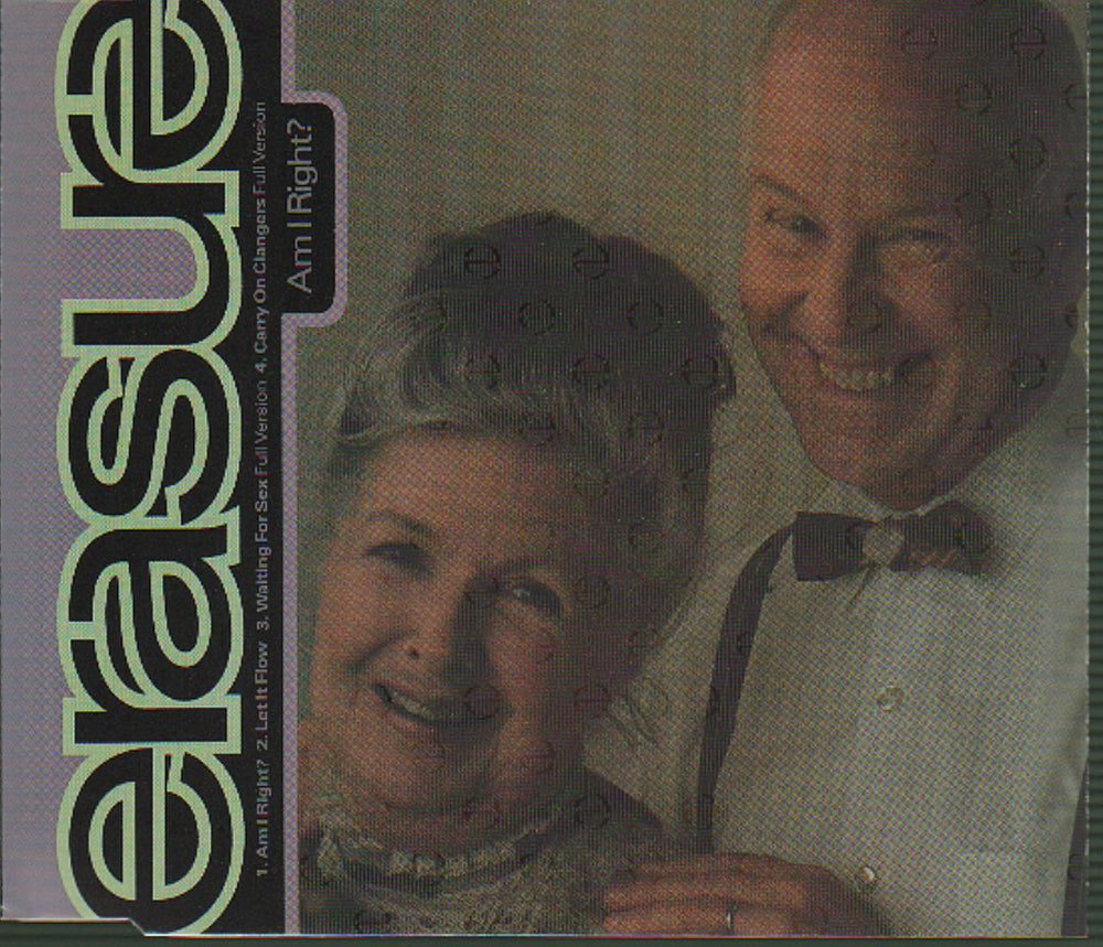 Erasure Am I Right UK CD single (CD5 / 5") CDMUTE134