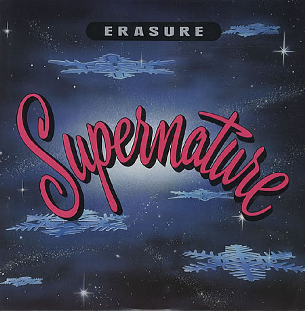 Erasure Supernature + Outer Envelope UK 12" vinyl single (12 inch record / Maxi-single) ERA12SU332005