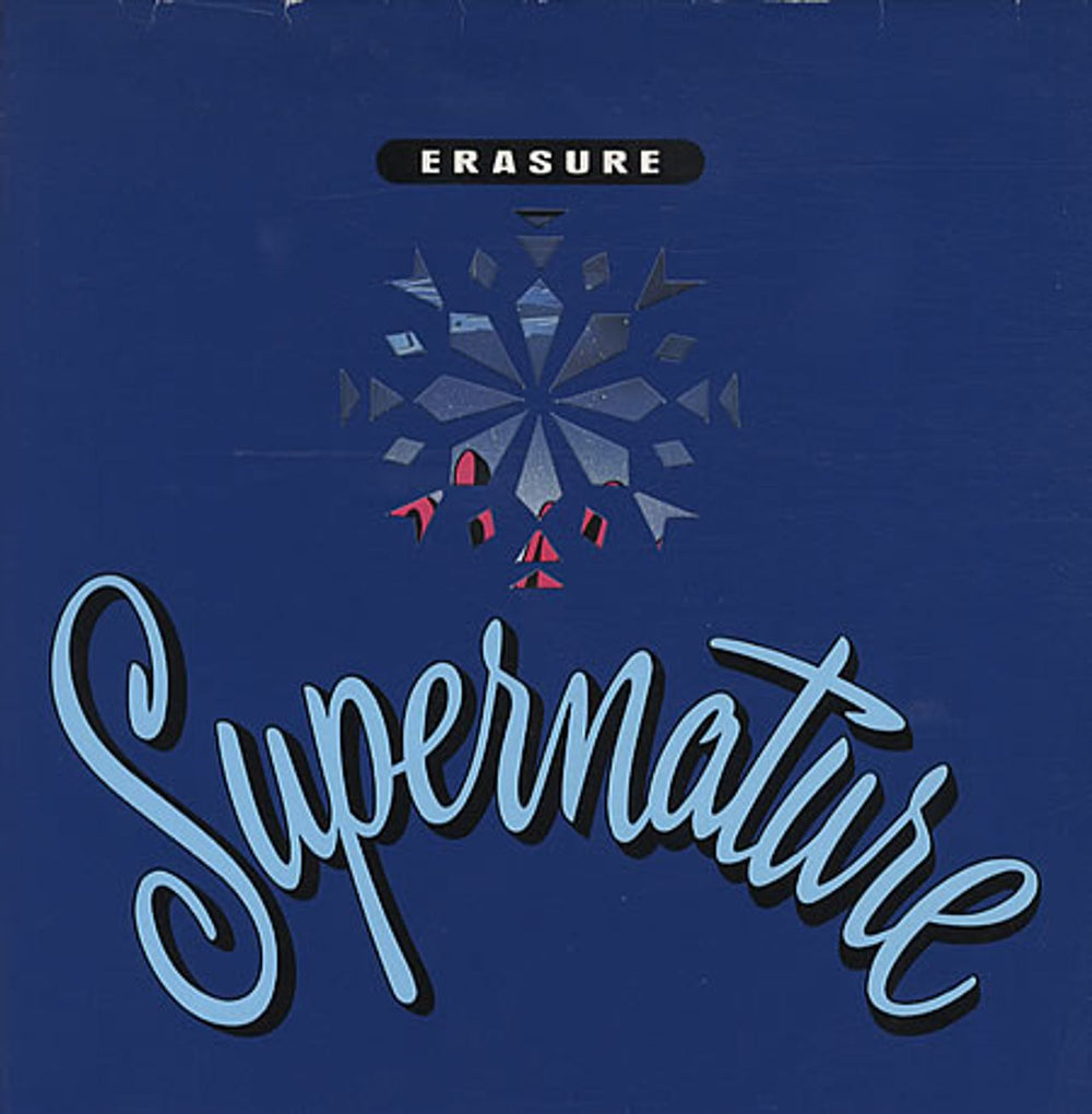 Erasure Supernature + Outer Envelope UK 12" vinyl single (12 inch record / Maxi-single) XL12MUTE99