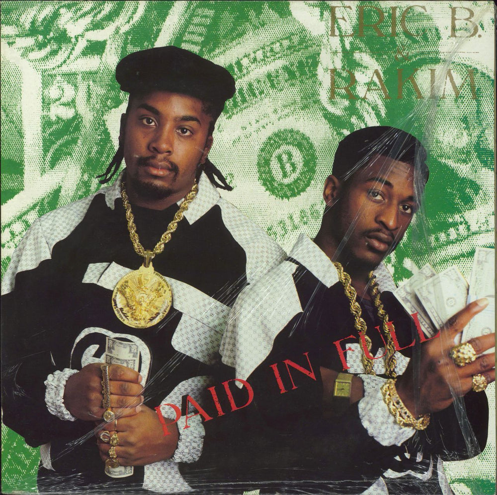 Eric B & Rakim Paid In Full + Opened Shrink UK vinyl LP album (LP record) BRLP514