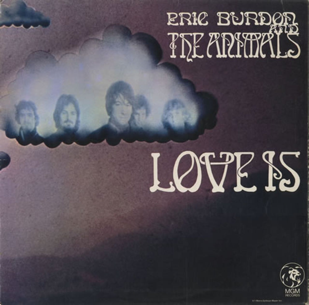 Eric Burdon & The Animals Love Is UK vinyl LP album (LP record) MGMCS8105