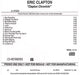 Eric Clapton Clapton Chronicle US Promo CD-R acetate CD ACETATE