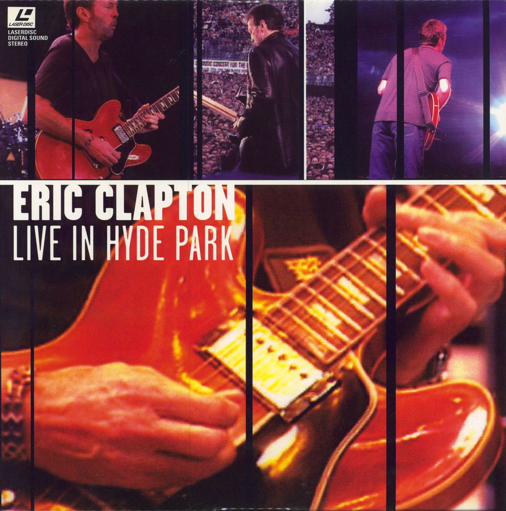 Eric Clapton Live In Hyde Park Hong Kong laserdisc / lazerdisc 7599-38485-6