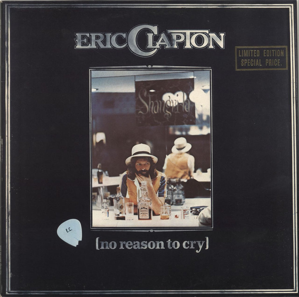 Eric Clapton No Reason To Cry - Gold Stamped Sleeve UK vinyl LP album (LP record) 2479179