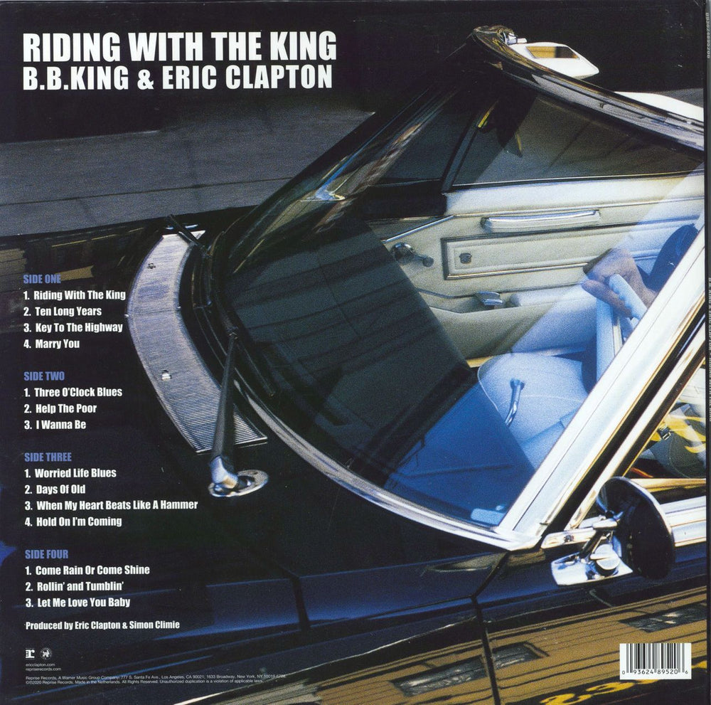 Eric Clapton Riding With The King: Remastered - 180gm Vinyl UK 2-LP vinyl record set (Double LP Album) 093624895206