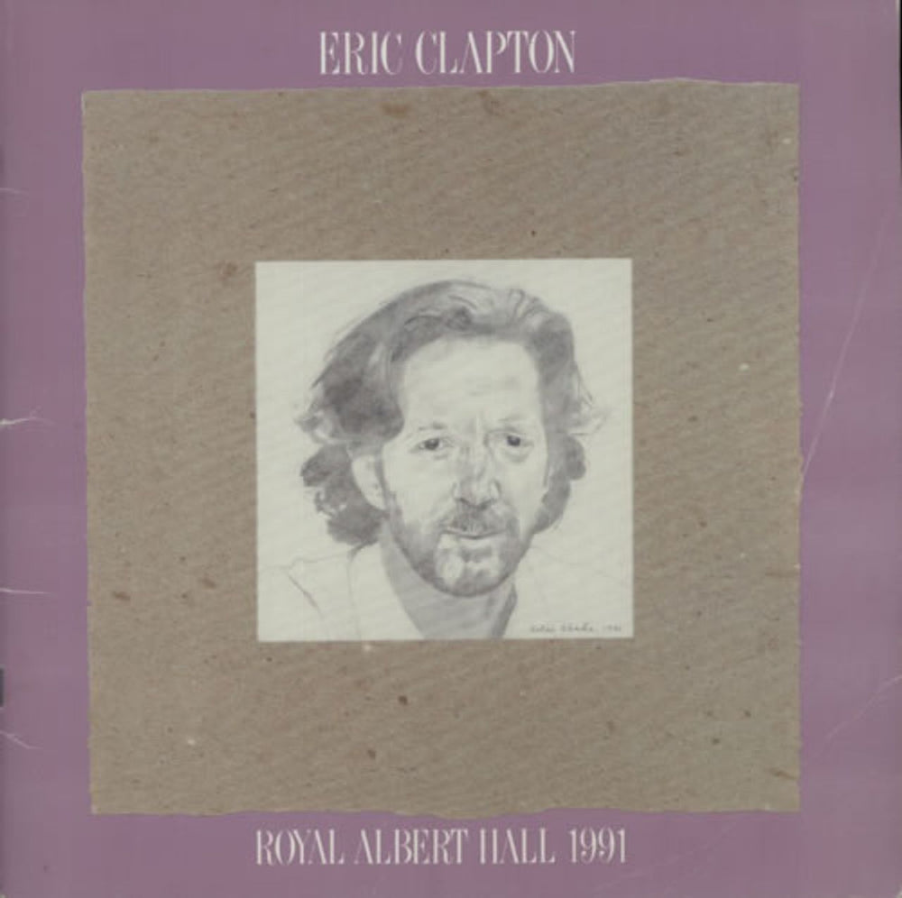 Eric Clapton Royal Albert Hall 1991 - Peter Blake Cover - EX UK tour programme TOUR PROGRAMME