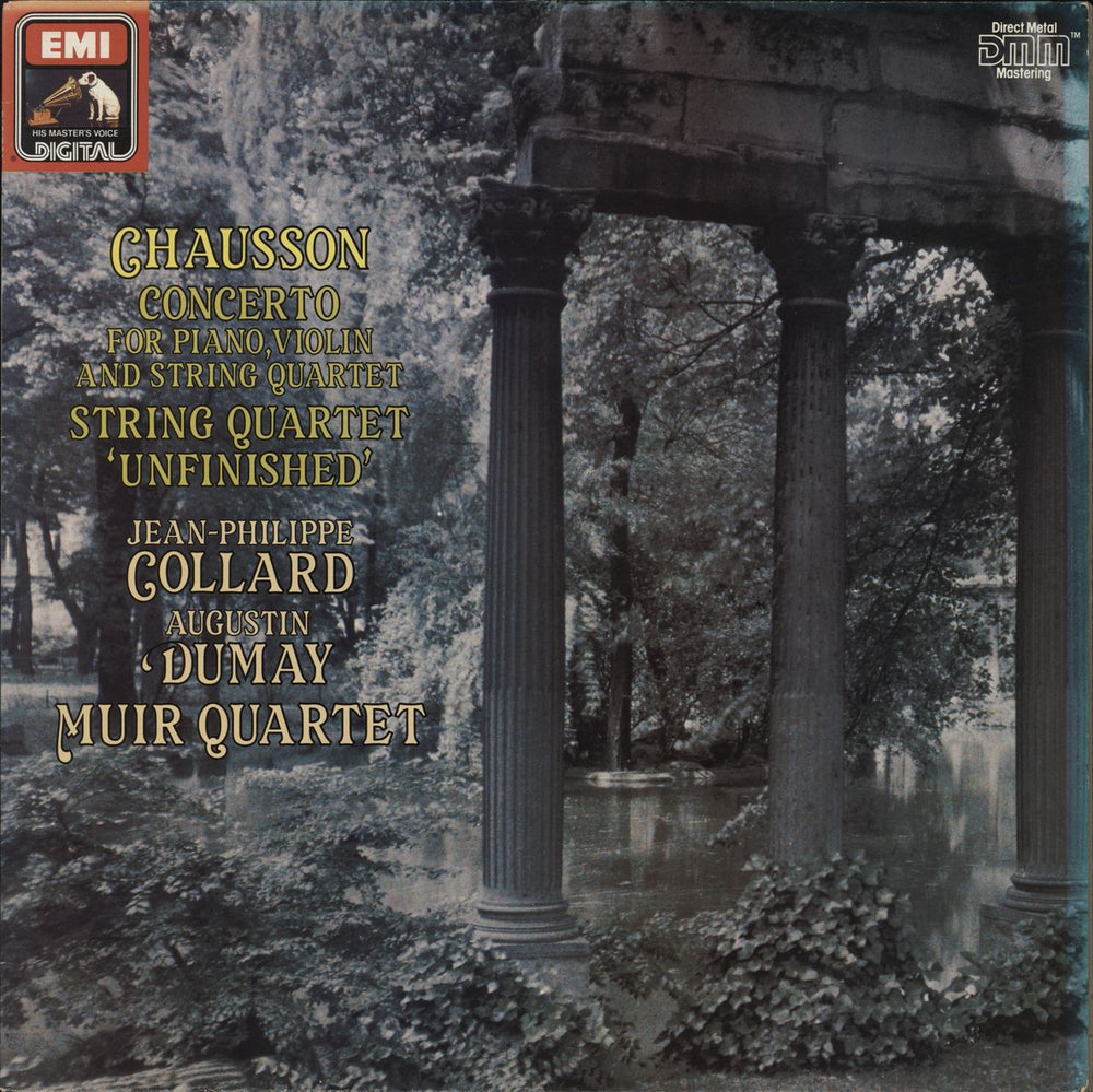 Ernest Chausson Concerto For Violin, Piano And String Quartet / String Quartet 'Unfinished' UK vinyl LP album (LP record) EL2703811