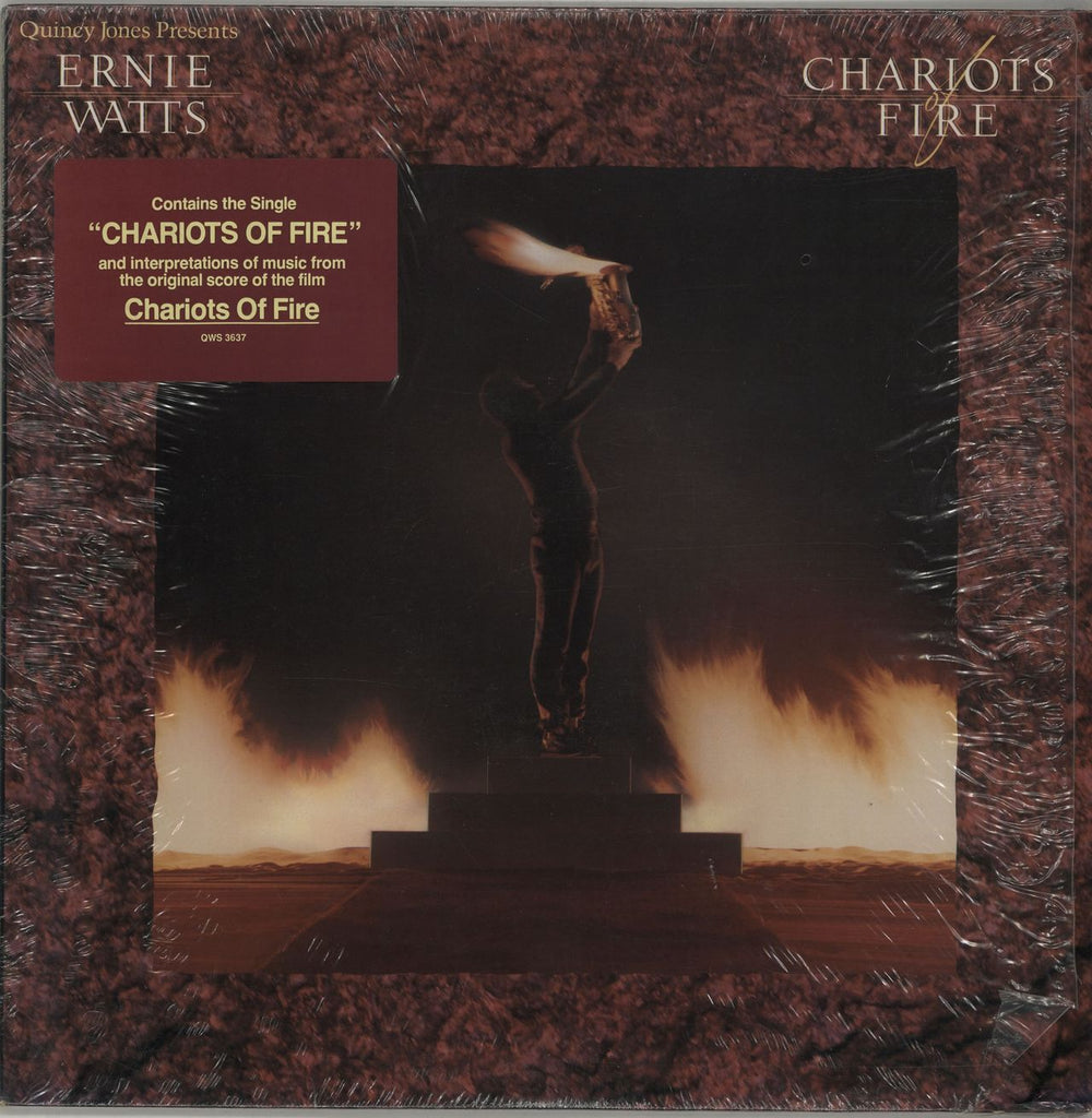 Ernie Watts Chariots Of Fire - Stickered sleeve US vinyl LP album (LP record) QWS3637