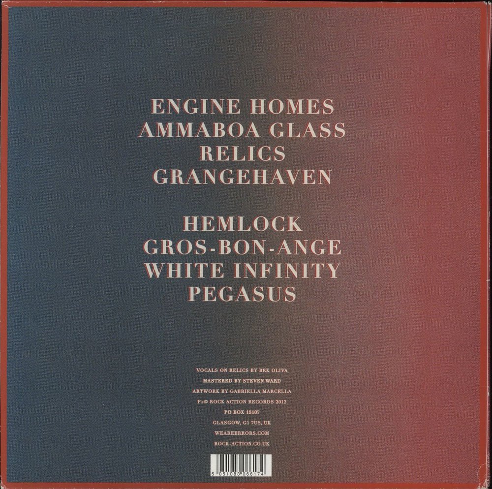 Errors New Relics UK vinyl LP album (LP record) 5051083066174