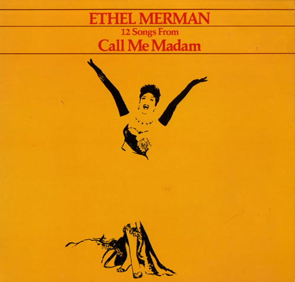 Ethel Merman 12 Songs From Call Me Madam UK vinyl LP album (LP record) MCL1726