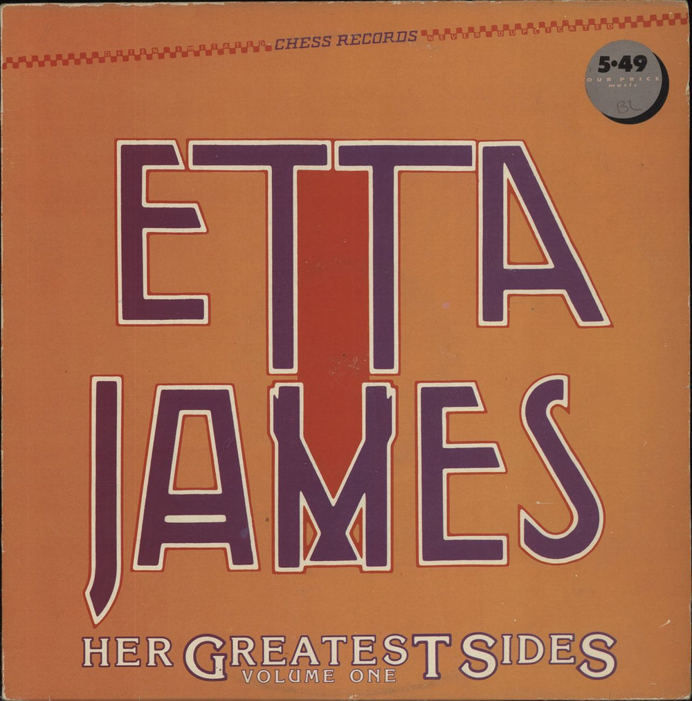 Etta James Her Greatest Sides - Volume One Italian vinyl LP album (LP record) GCH8015