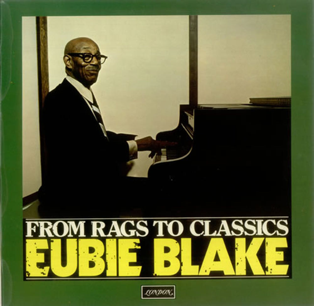 Eubie Blake From Rags To Classics UK vinyl LP album (LP record) SH8463