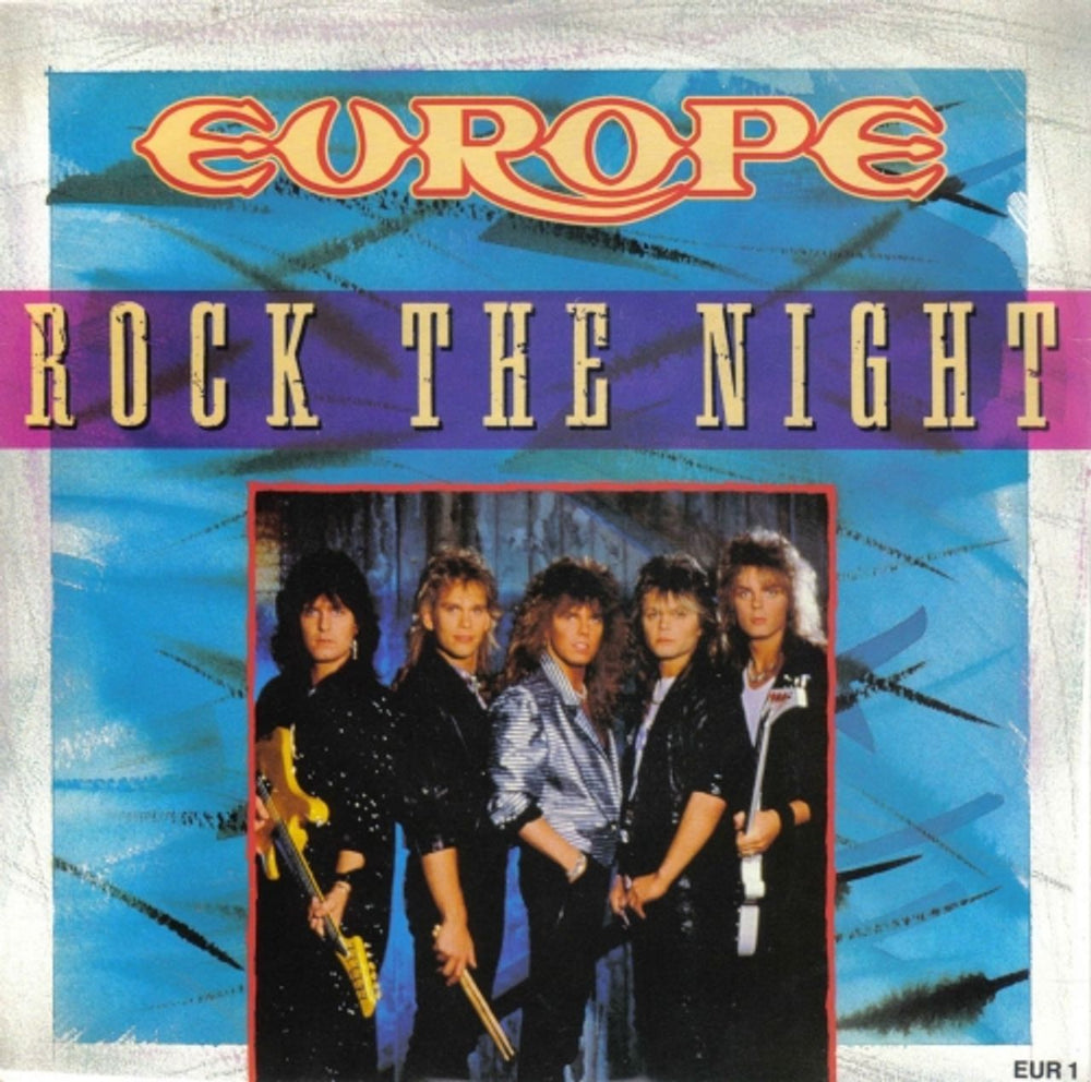 Europe Rock The Night UK 7" vinyl single (7 inch record / 45) EUR1