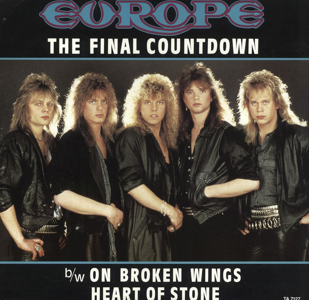 Europe The Final Countdown UK 12" vinyl single (12 inch record / Maxi-single) TA7127