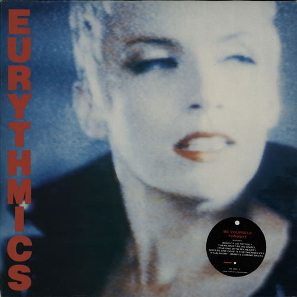 Eurythmics Be Yourself Tonight Italian vinyl LP album (LP record) PL70711