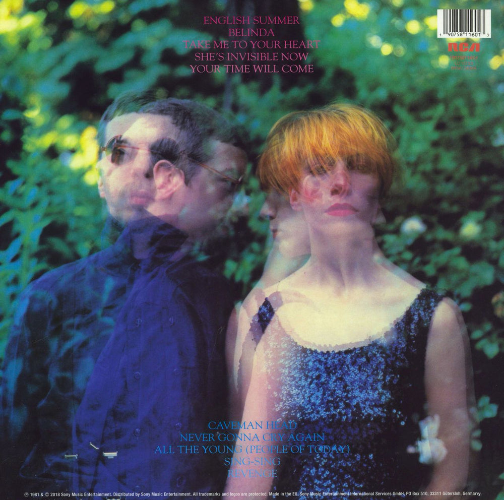 Eurythmics In The Garden - 180gram UK vinyl LP album (LP record)