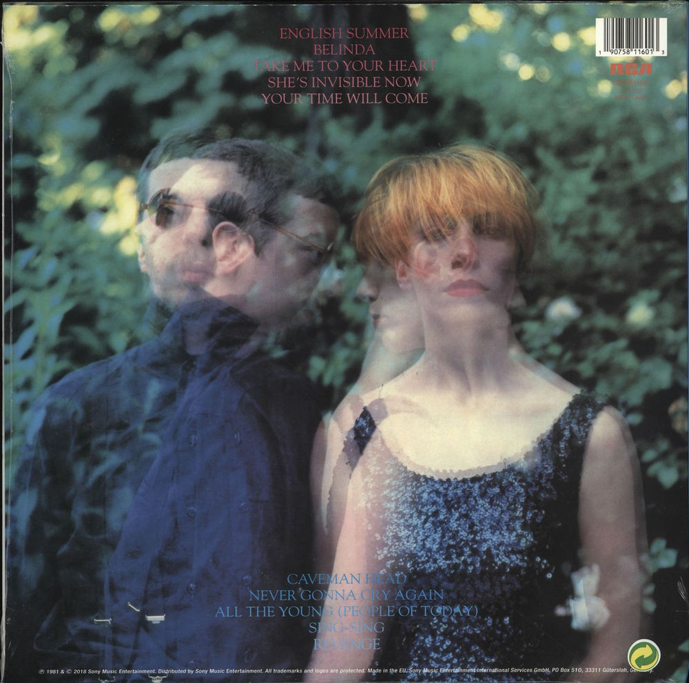 Eurythmics In The Garden - 180gram Vinyl - Sealed UK vinyl LP album (LP record) 190758116013