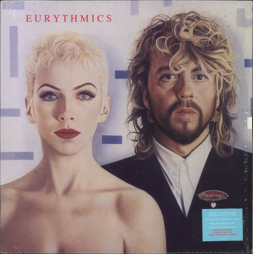 Eurythmics Revenge - 180gm Vinyl + Shrink UK vinyl LP album (LP record) 19075811641