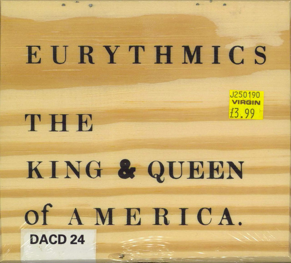 Eurythmics The King & Queen Of America - Sealed Wooden Box UK CD single (CD5 / 5") DACD24