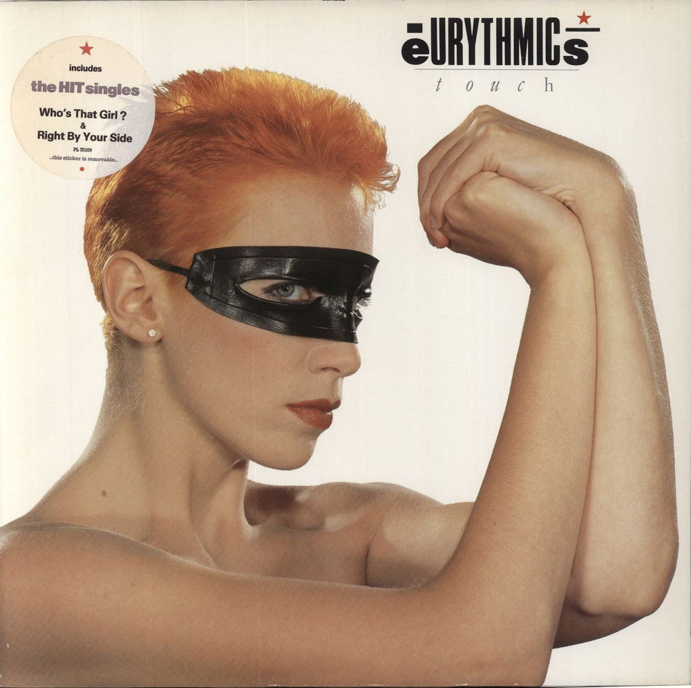 Eurythmics Touch + Merchandise insert UK vinyl LP album (LP record) PL70109