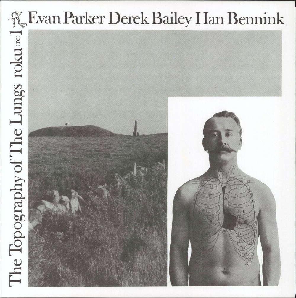 Evan Parker The Topography Of The Lungs - 180gm UK vinyl LP album (LP record) ROKU(RE)1