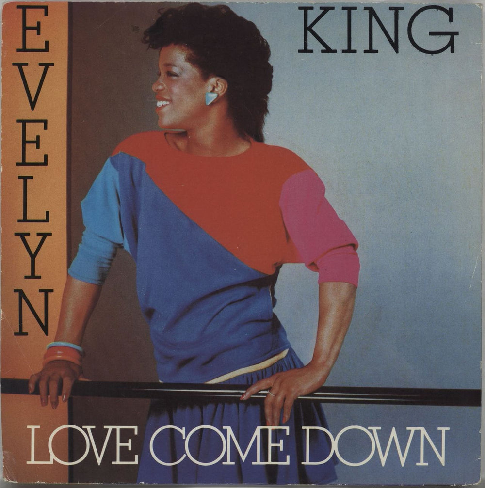 Evelyn 'Champagne' King Love Come Down + Sleeve UK 7" vinyl single (7 inch record / 45) RCA249