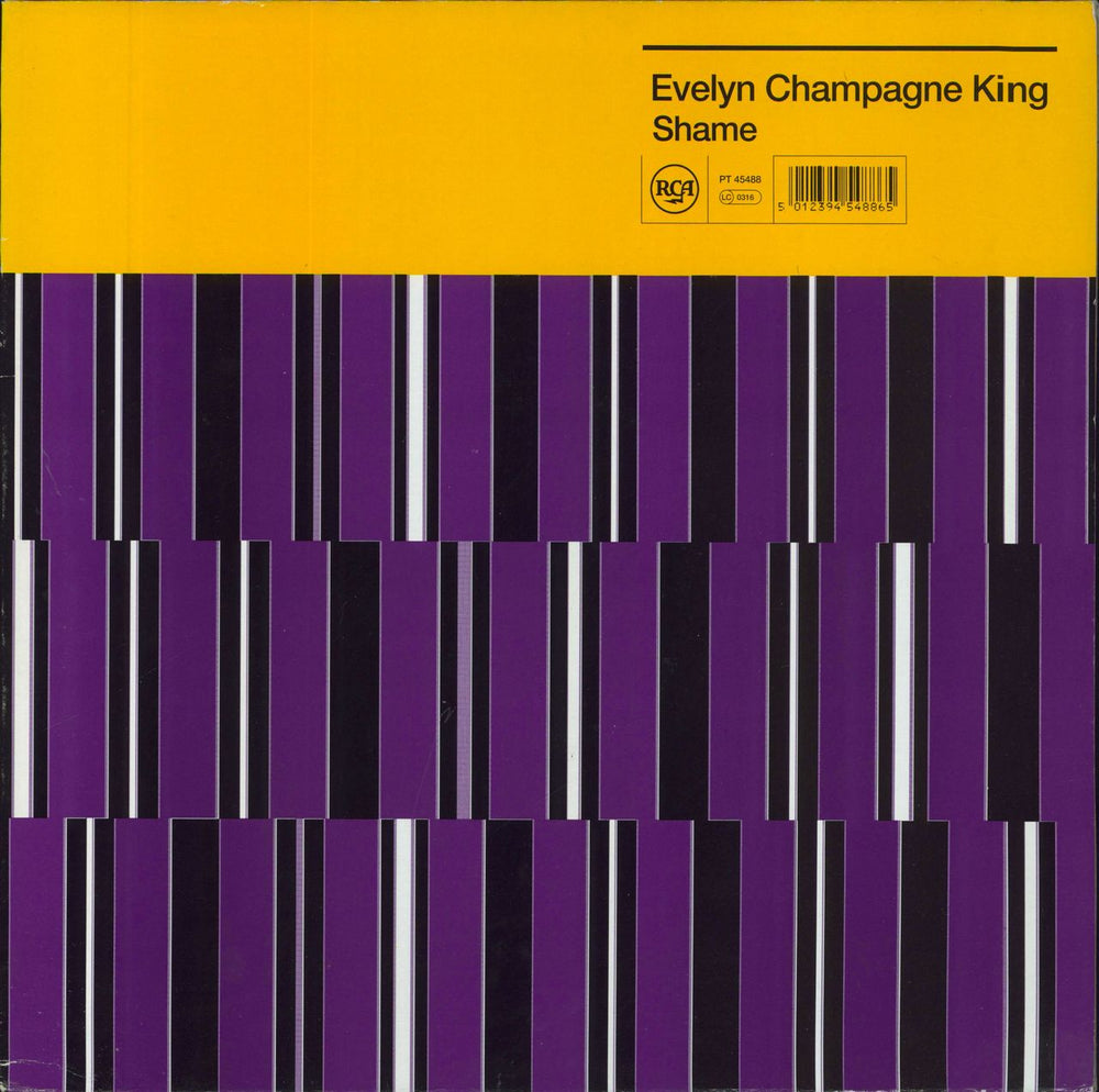 Evelyn 'Champagne' King Shame UK 12" vinyl single (12 inch record / Maxi-single) PT45488