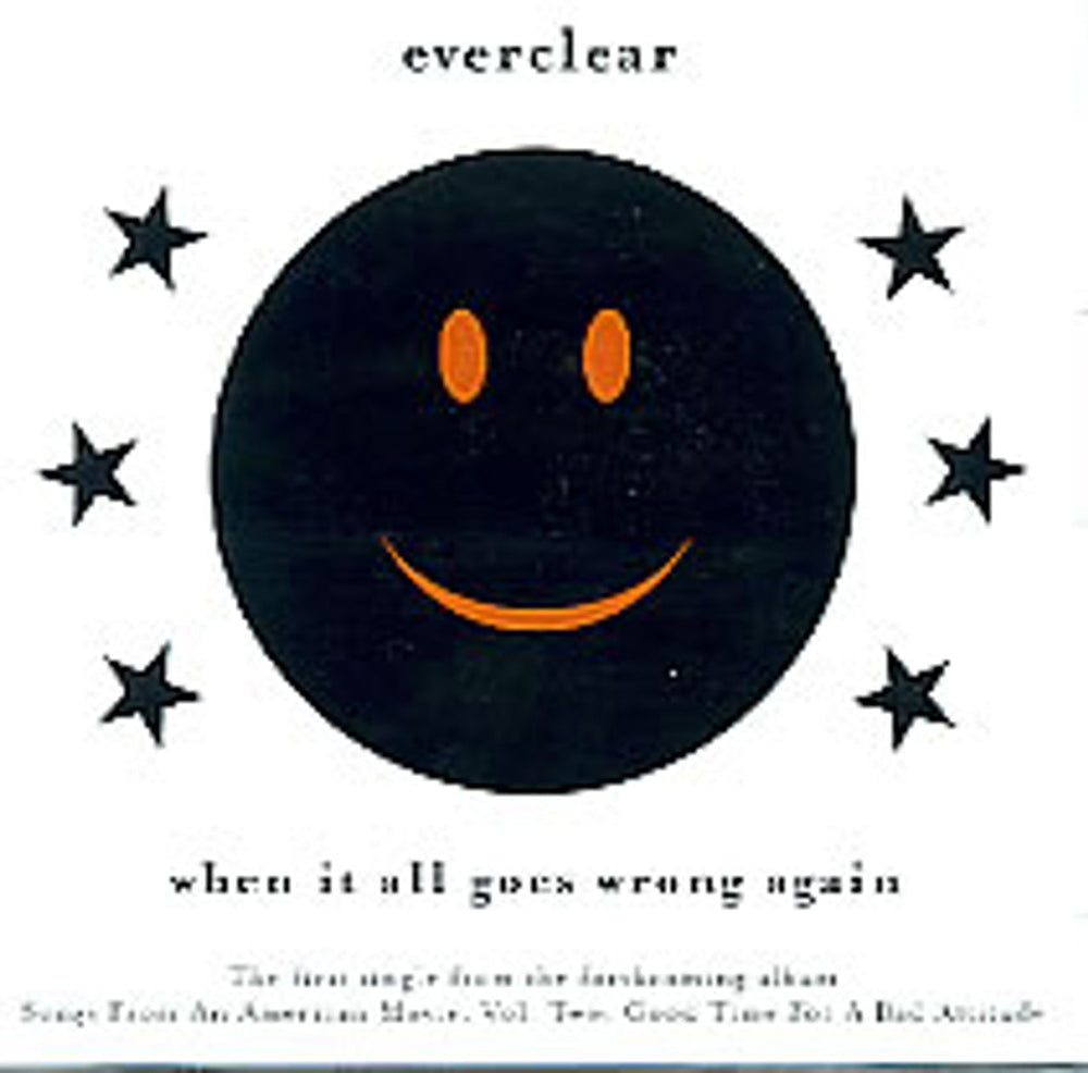 Everclear When It All Goes Wrong Again US Promo CD single (CD5 / 5") DPRO15650