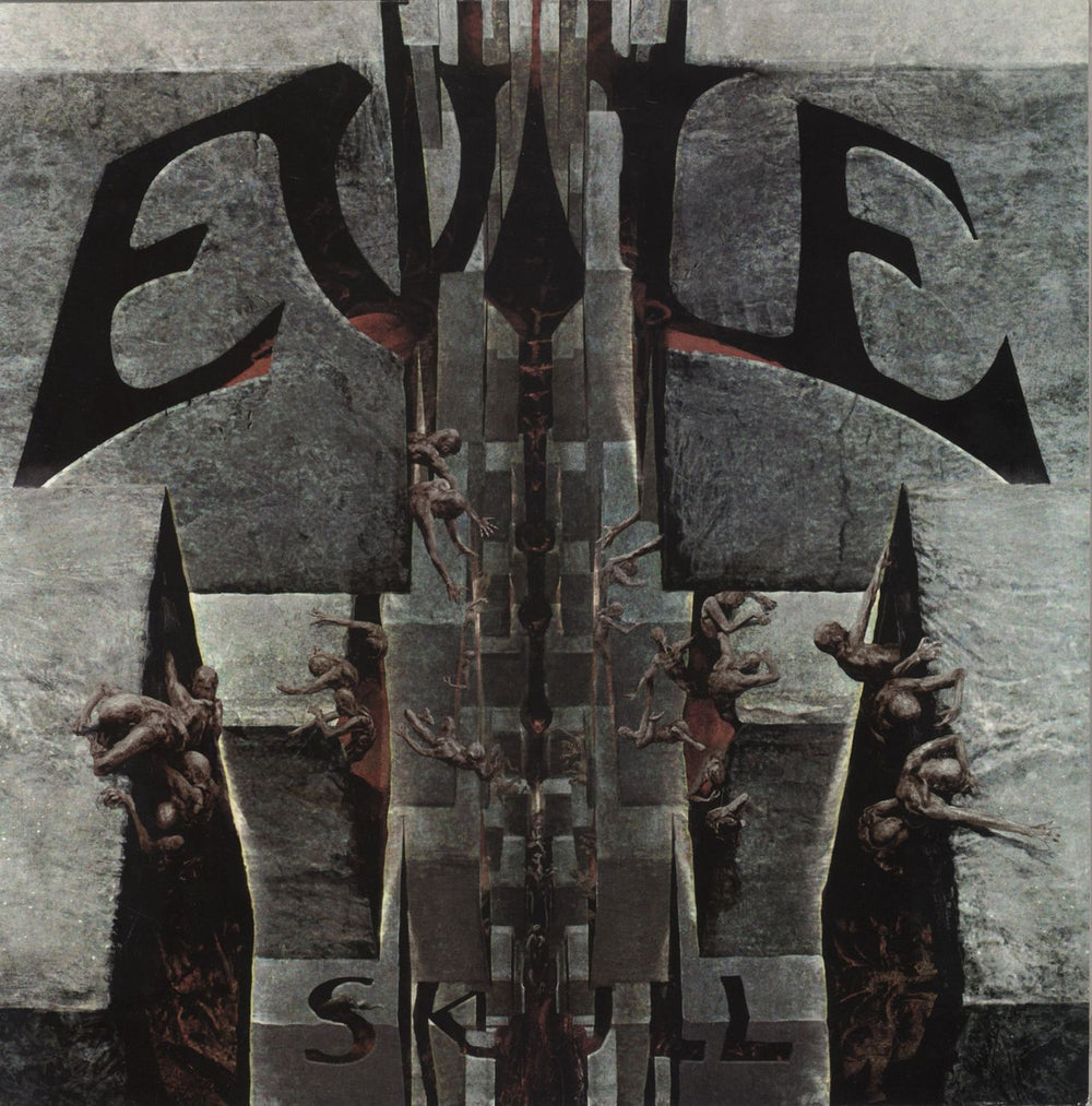 Evile Skull - Purple Vinyl UK vinyl LP album (LP record) MOSH490LP