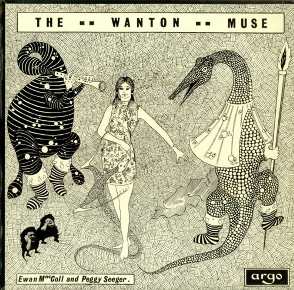 Ewan MacColl & Peggy Seeger The Wanton Muse UK vinyl LP album (LP record) DA85