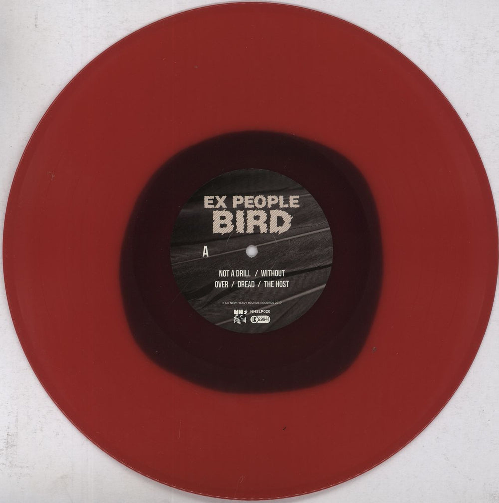 Ex People Bird - Red and Black Vinyl UK vinyl LP album (LP record) 5ZALPBI831556