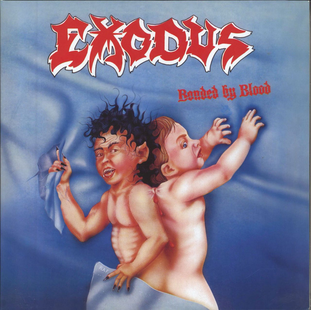 Exodus Bonded By Blood UK 2-LP vinyl record set (Double LP Album) BOBV169LP