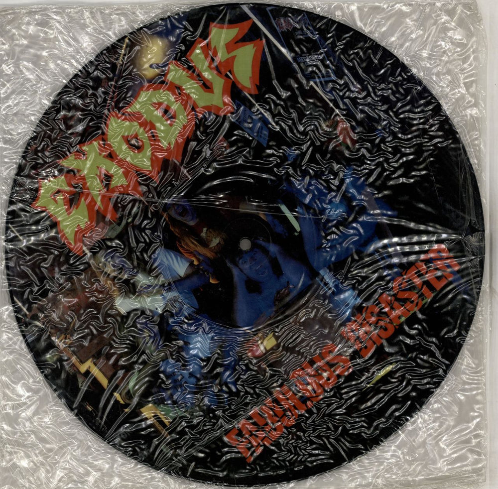 Exodus Fabulous Disaster - Sealed UK picture disc LP (vinyl picture disc album) MFN90P