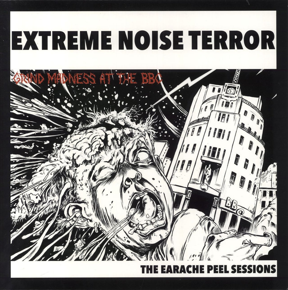 Extreme Noise Terror Grind Madness At The BBC - The Earache Peel Sessions - Bloody Fool Vinyl UK vinyl LP album (LP record) MOSH534LP