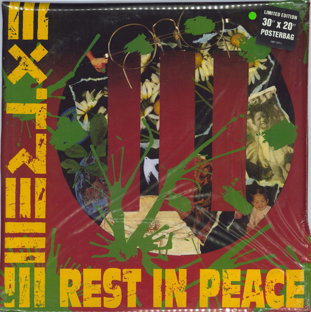 Extreme Rest In Peace - Poster Sleeve UK 12" vinyl single (12 inch record / Maxi-single) AMY0055