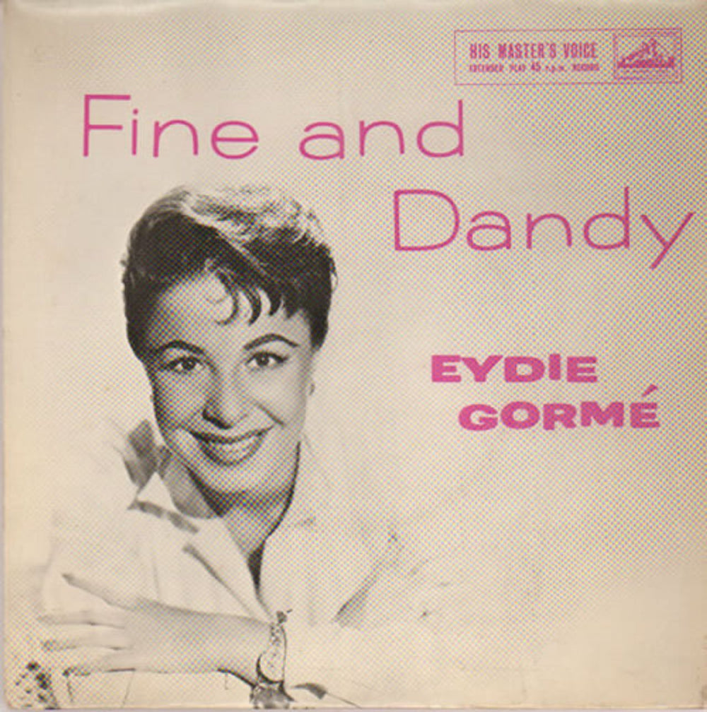 Eydie Gormé Fine And Dandy EP UK 7" vinyl single (7 inch record / 45) 7EG8474