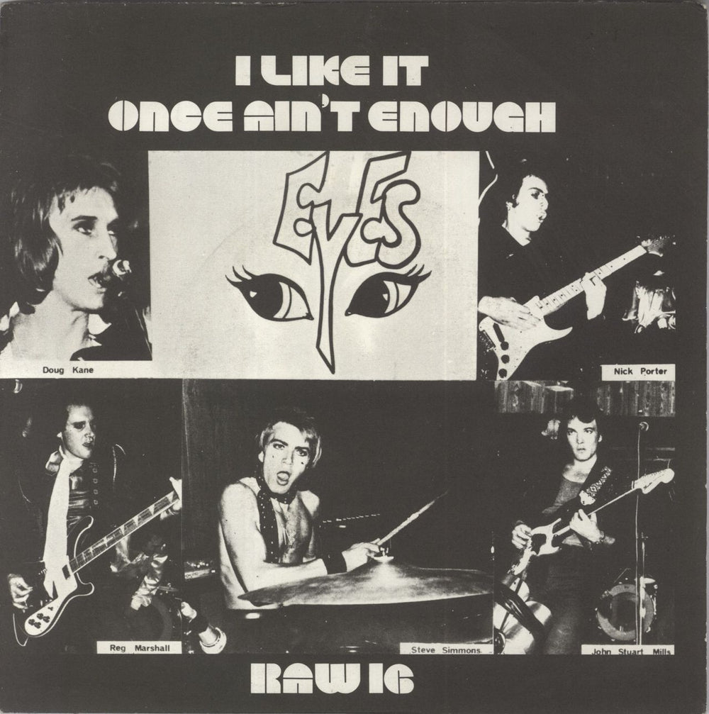 Eyes (Punk) I Like It UK 7" vinyl single (7 inch record / 45) RAW16