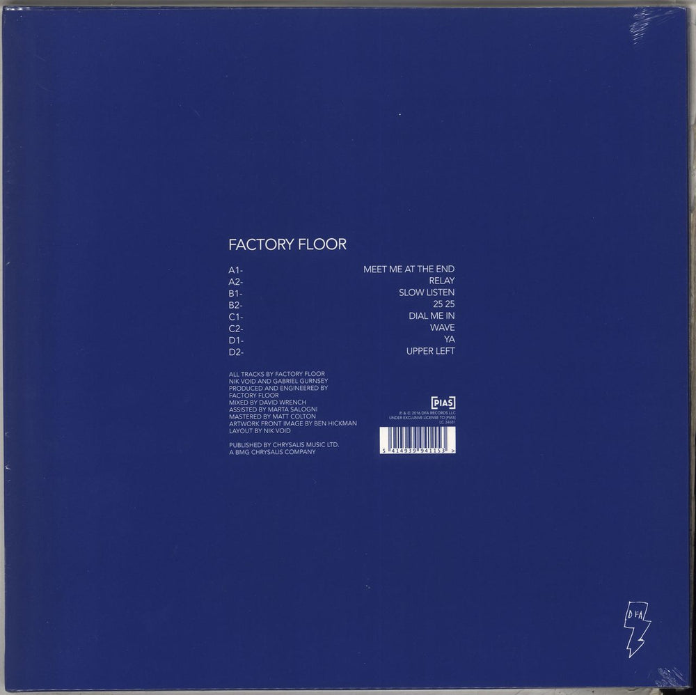 Factory Floor 25 25 [Twenty Five Twenty Five] - White Vinyl UK 2-LP vinyl record set (Double LP Album) 5414939941153